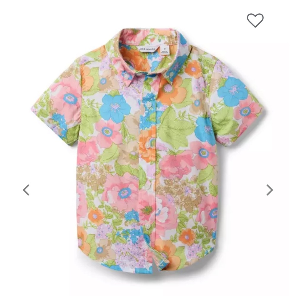 Floral Kids Shirt - Multicolor